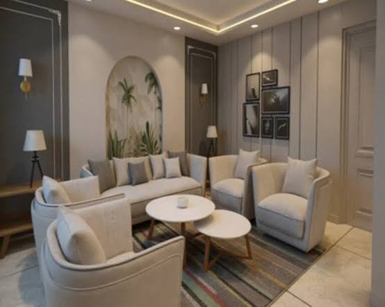 Spacious luxury living room at Kalpataru Amare Juhu